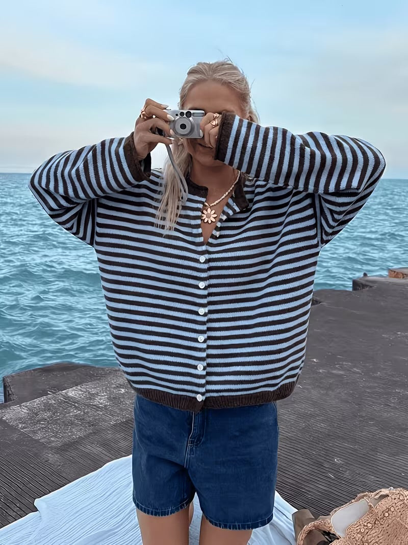 Astrid Stripe Cardigan