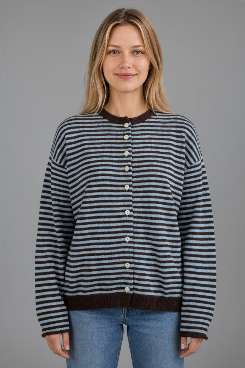Astrid Stripe Cardigan